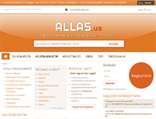 Tablet Screenshot of allas.us